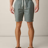 TOO EASYS SEAFOAM GREEN - STRETCH COTTON SHORTS