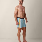 DESERT STINGER - AQUA STRIPES STRETCH SWIMSUIT