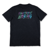 FIGHT AGAINST BORING RETRO BLACK - PRIMO GRAPHIC TEE