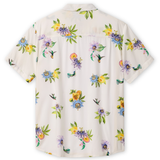 Men’s floral button-up shirt back view
