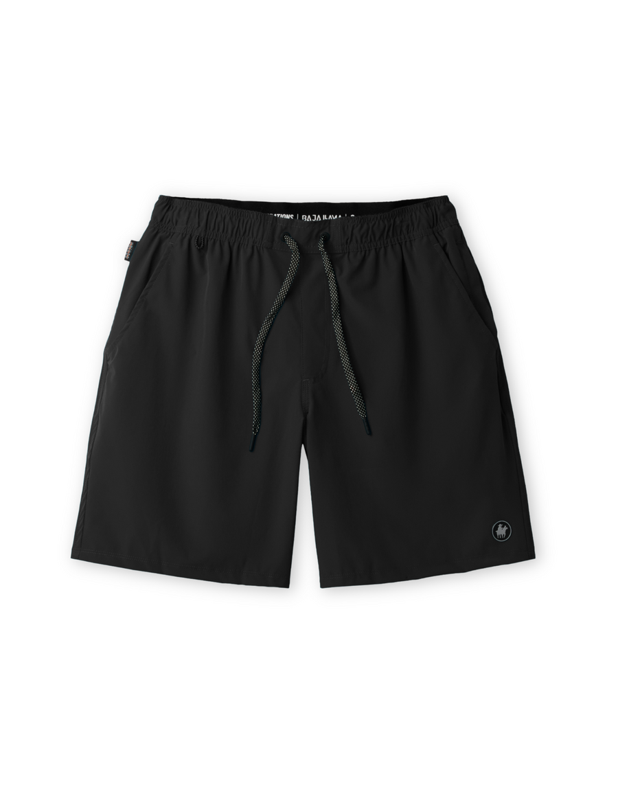 RELAXPLORACIONES - SHORTS ATHLEISURE NEGRO