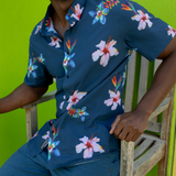 FLOWER POWERS - MOJAVE BUTTON UP