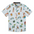 Baja Llama Brazilian Treats Grey short sleeve button up shirt
