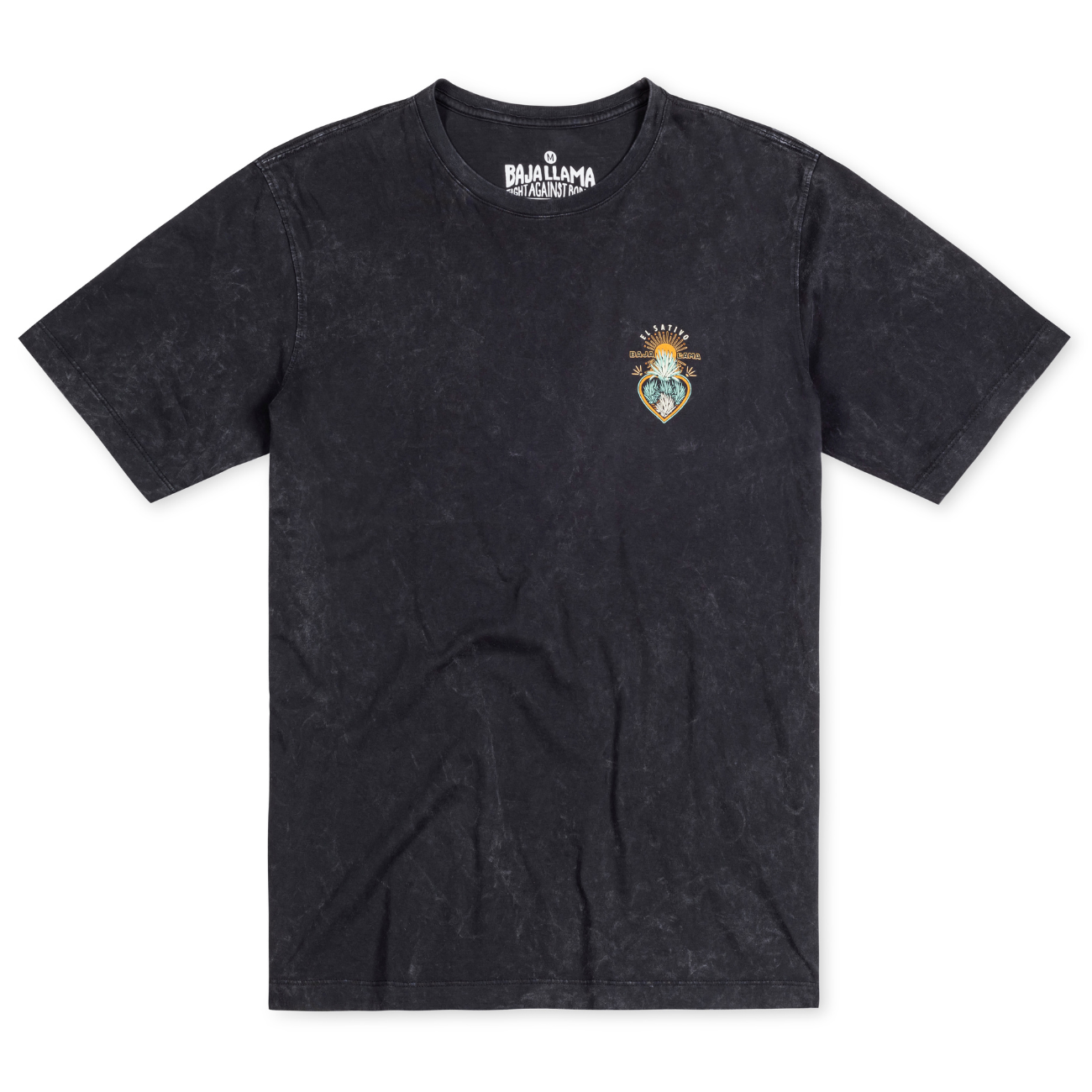 Baja Llama x El Sativo Collection Agave Black Acid Washed T-Shirt