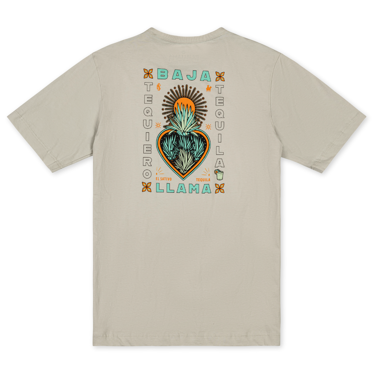Baja Llama x El Sativo Collection Agave Cream T-Shirt