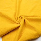 SOLID MUSTARD - SLUB PIMA TEE