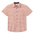 Baja Llama burnt orange wave Print Cotton Viscose short sleeve button up shirt