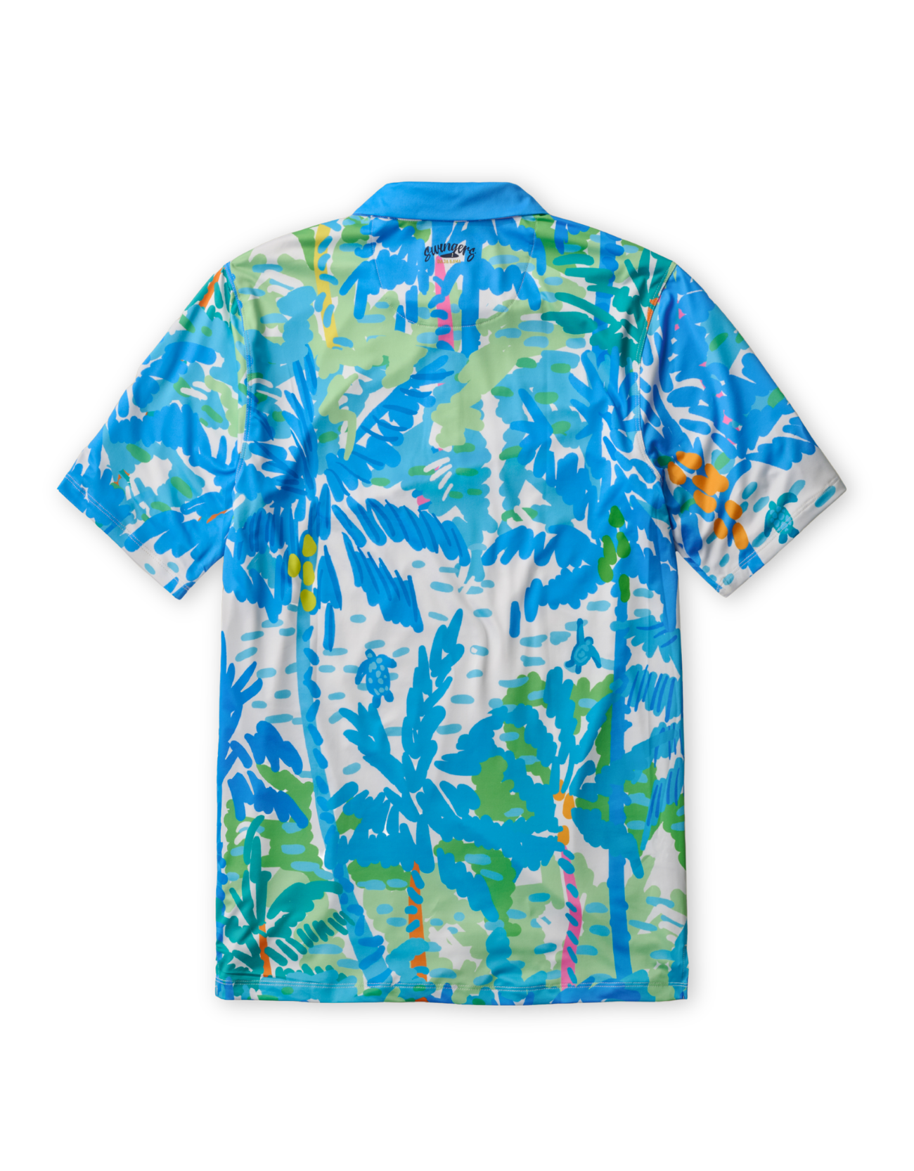 Island inspired performance polo shirt
