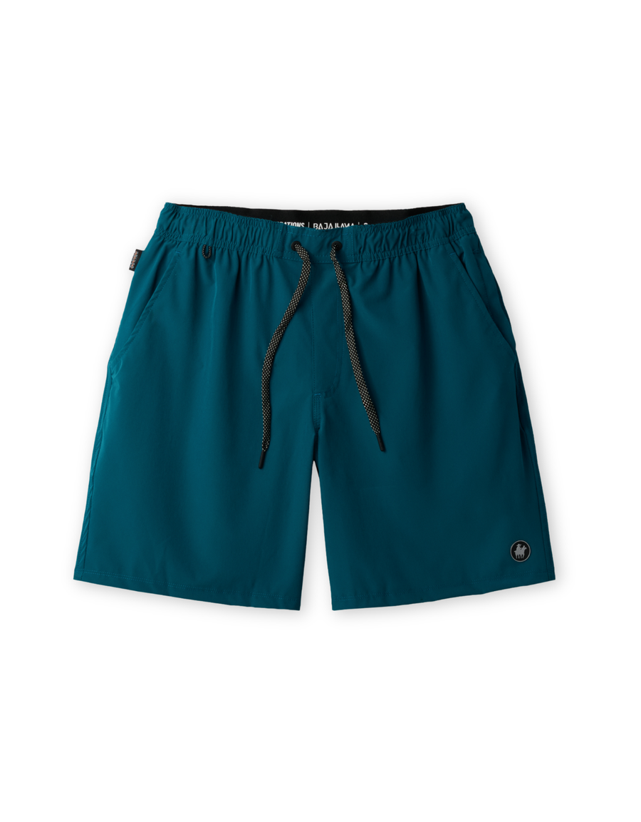 RELAXPLORATIONS - BLUE CORAL ATHLEISURE SHORTS