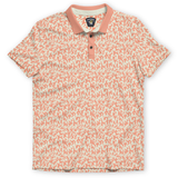 A SWARM OF ERRATIC ANIMALS - ORANGE CLAY SWINGERS PERFORMANCE POLO