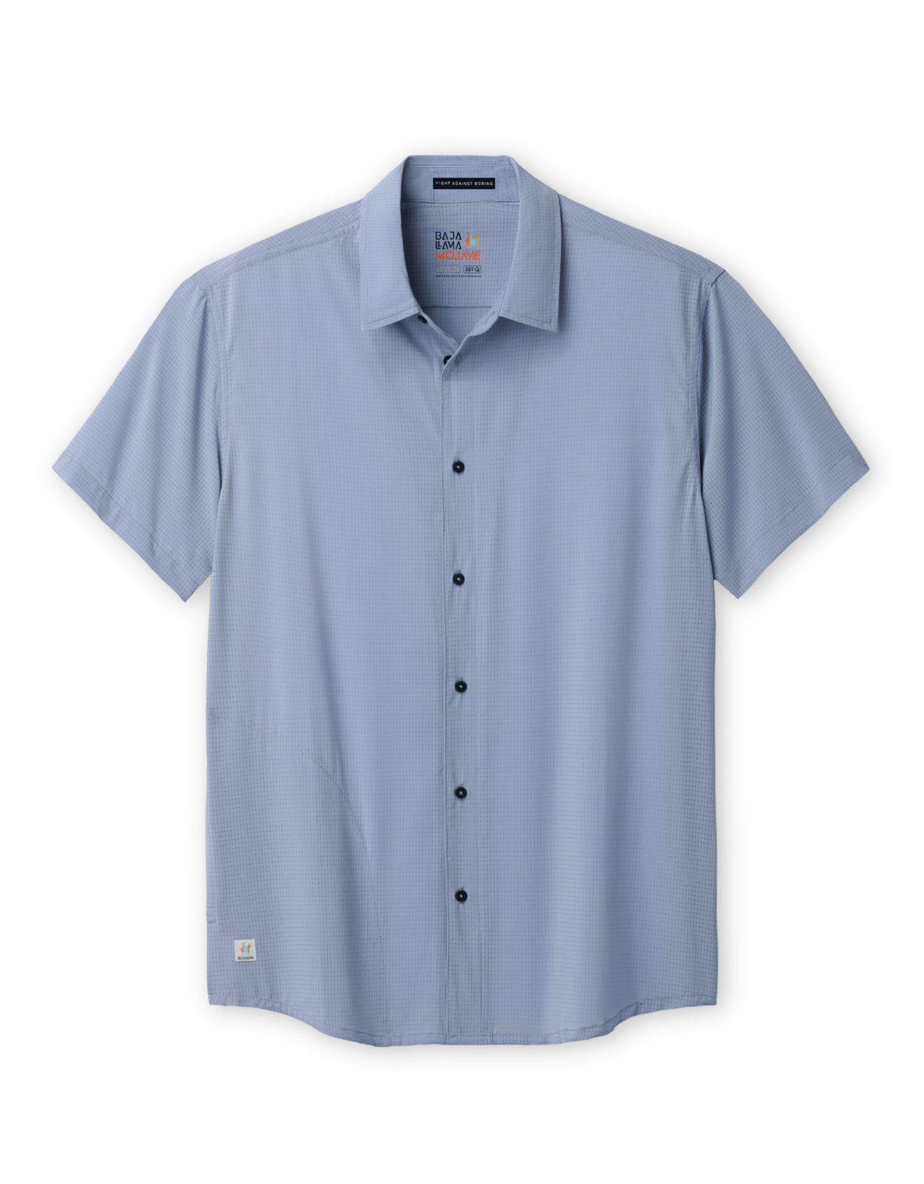 Front view of Purple Haze shirt – breathable short sleeve summer shirt