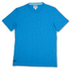 Solid blue pima slub t-shirt