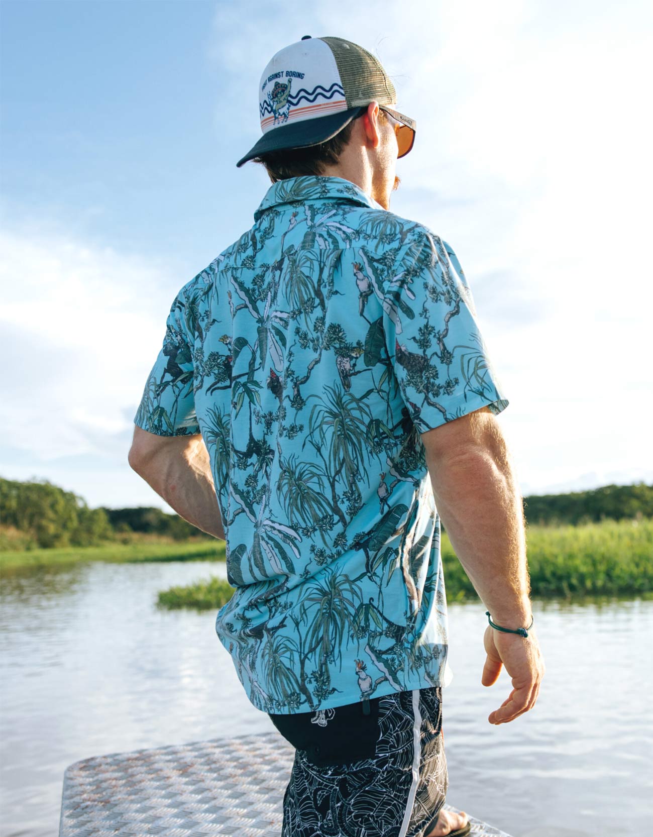 洋楽 BABADU We're Not To Blame 7 Hawaii AOR Hawaii Backwards is Iiawah Ocean Blue T-Shirt - Bozz Prints