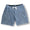 Baja Llama's Arroyo 18" Steal Blue Stretch Corduroy Casual Walk Shorts