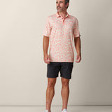 Men’s stylish performance polo for course and travel
