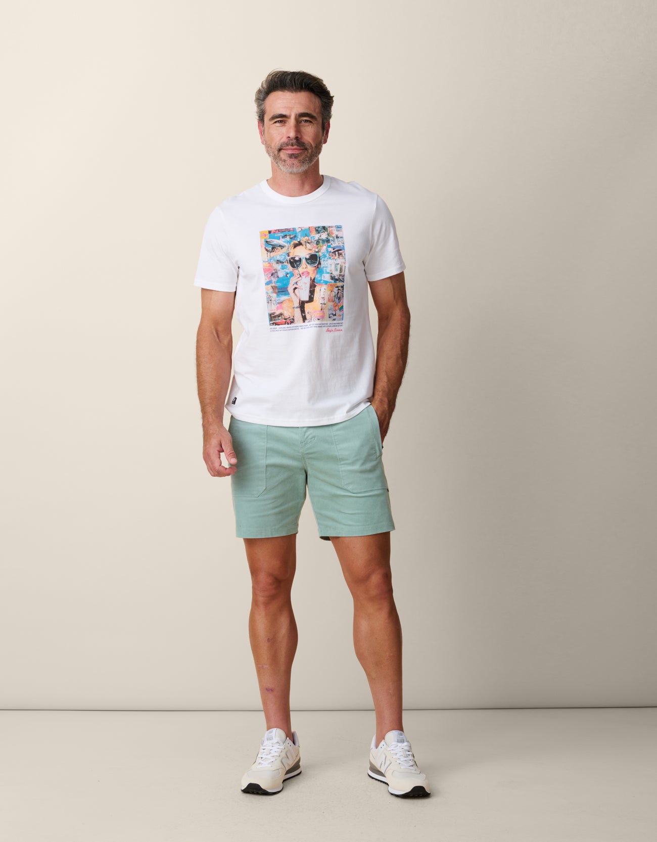 Modern fit mid-weight cotton t-shirt