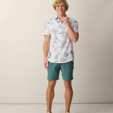 Off-white printed button-up shirt tailored fit men
