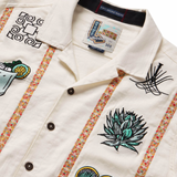 Individually numbered Baja Llama El Sativo Tequila guayabera shirt