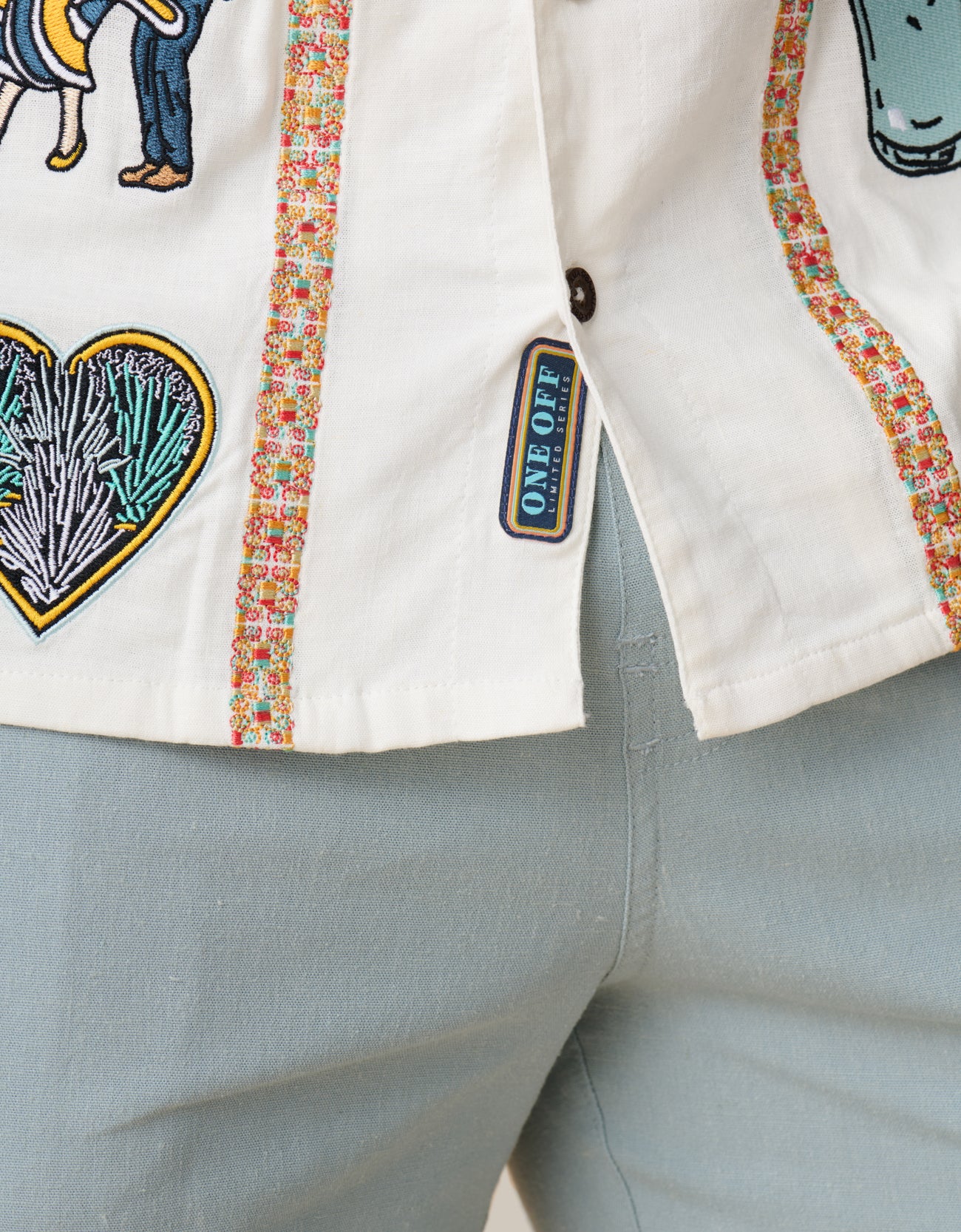 Baja Llama El Sativo collaboration shirt with collector-grade trims