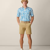 Swingers Performance Polo Leaf Me Blue