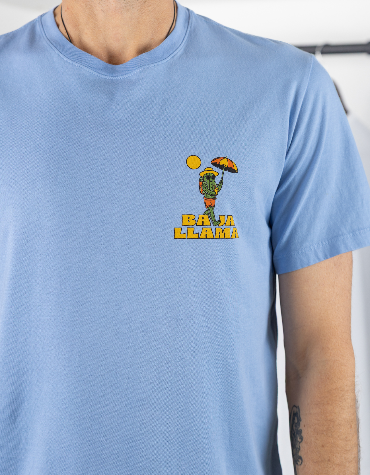 Men’s premium graphic tee cactus artwork