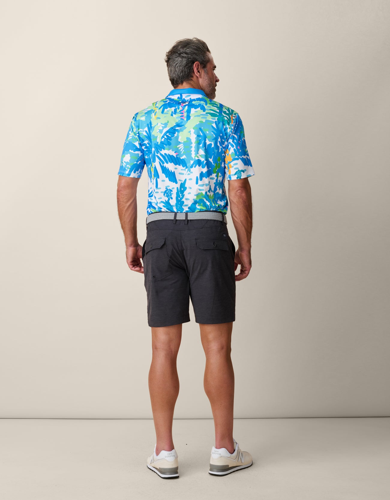 Four-way stretch athletic golf polo
