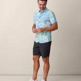 Ultralight perforated Mojave button-up for travel and heat
