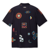 Stylish black golf polo for summer rounds