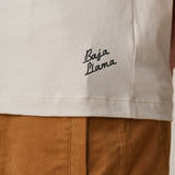 Baja Llama logo on the Village Idiots Primo Graphic Tee