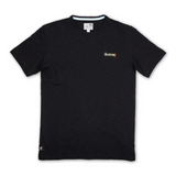 BORING EMBROIDERY - BLACK SLUB PIMA TEE