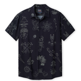 DESERT MARTIANS BLACK CHOCOLATE - MOJAVE PERFORATED BUTTON UP