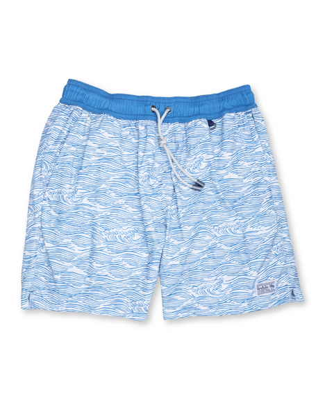 Roll Tides Light Blue Stretch Swim | 6 Inch – Bajallama