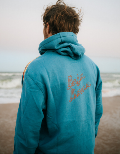 I TOLD YOU 3 LINES HOODIE - RETRO BLUE