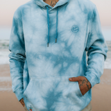 BAJA TRIP UP - BLUE TIE DYE HELSINKI HOODIE