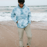 BAJA TRIP UP - BLUE TIE DYE HELSINKI HOODIE