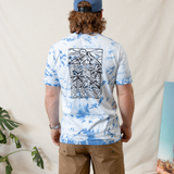 WAVY DAYZ - BLUE TIE DYE  PRIMO GRAPHIC TEE