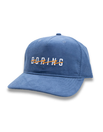 BORING BLUE CORDUROY - 5 PANEL HAT