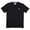 Baja Llama black slub pima cotton t-shirt with 'Boring' chest embroidery