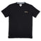Baja Llama black slub pima cotton t-shirt with 'Boring' chest embroidery