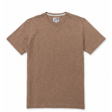 SOLID SCORCHED BROWN - PIMA SLUB TEE