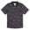 Chocolate and gold button up shirt featuring Peruvian Nazca Lines print 