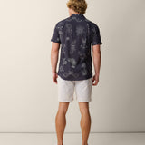 Back view of Desert Martians Button-Up – perforated performance shirt for hot weather and travel