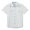 Front view of the light blue FLORAL PROJECT - DISSIDENT WESTERN FRONT SNAP BUTTON UP shirt, featuring embroidered floral details and snap button chest pockets.