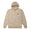 Gold Organic Cotton Hoodie with Nazca Lines print