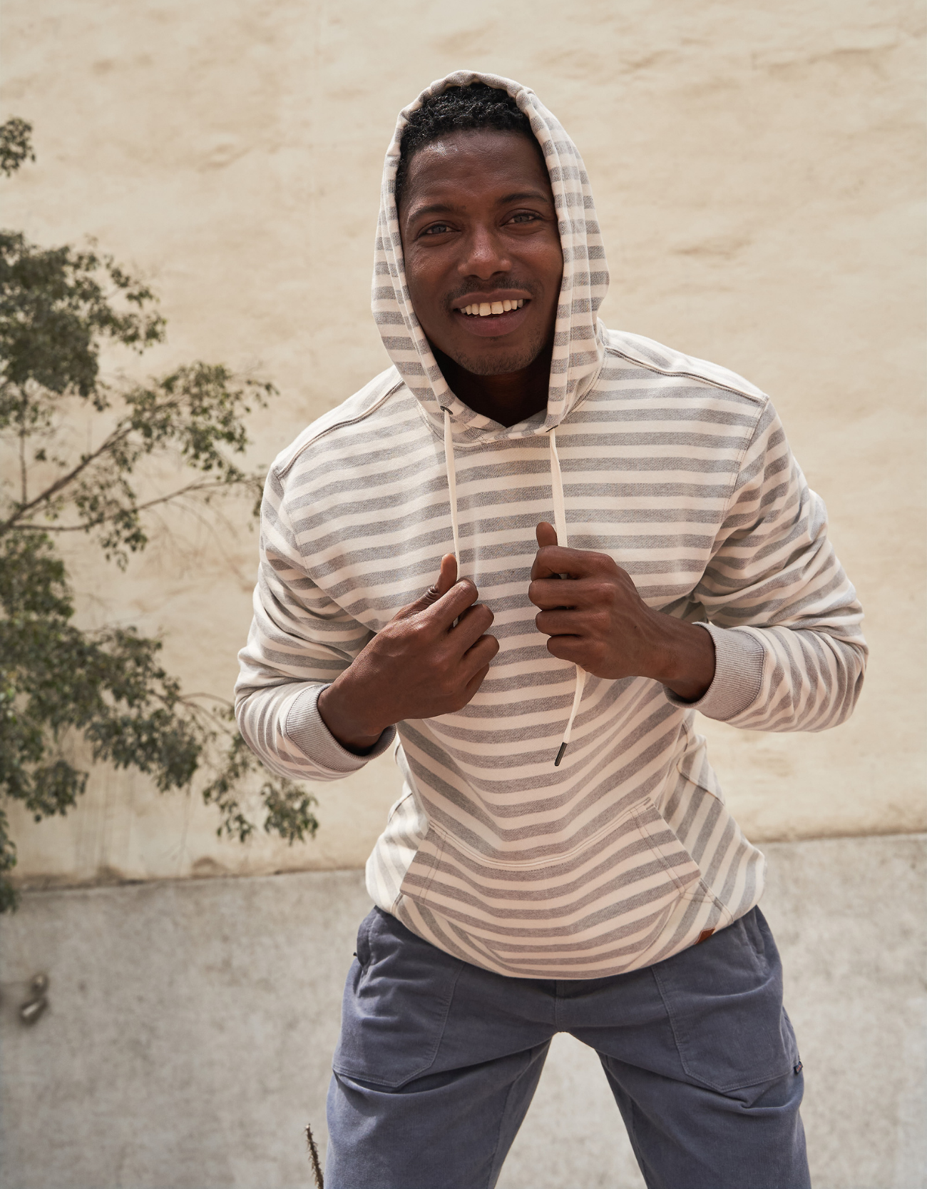 PAIKI CRYPTIC STRIPED HOODED SWEATER PAIKI CRYPTIC STRIPED HOODED SWEATER