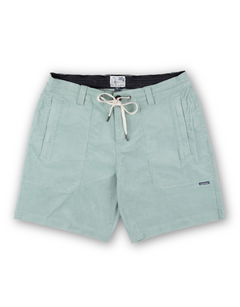mint green corduroy colored shorts