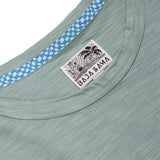 SOLID SAGE GREEN - SLUB PIMA TEE