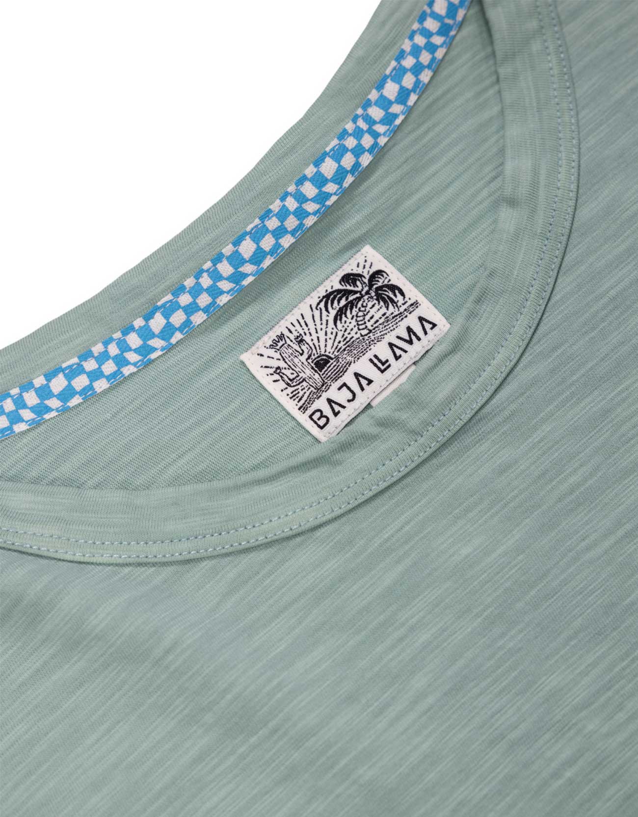 SOLID SAGE GREEN - SLUB PIMA TEE