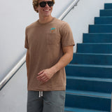 LA REPUBLICA EMBROIDERED - PIMA SLUB POCKET TEE