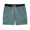 Baja Llama Mach Zero lounge shorts in Atlantic Green, featuring a contrasting black elastic drawstring waistband and brand logo patch.